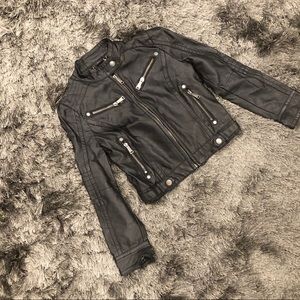 Joujou Faux Leather Jacket Kids size 7/8